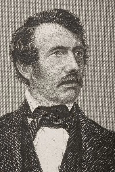 David Livingstone, 1813-1873. Scottish Missionary And Explorer. Engraved By D. J. Pound From A Photograph By Mayall. From The Book The Drawing-Room Portrait Gallery Of Eminent Personages Published In London 1859