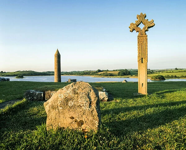 Devenish Monastic Site, Devenish Island, Lower Lough Erne, County Fermanagh, Ireland