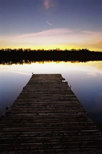Dock At Sunset