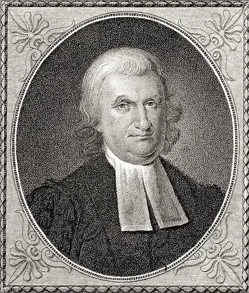Dr John Witherspoon 1723 To 1794 American Clergyman Statesman And Founding Father A Signatory Of Declaration Of Independence 19Th Century Engraving By J. B. Longacre From A Painting By C. W. Peale