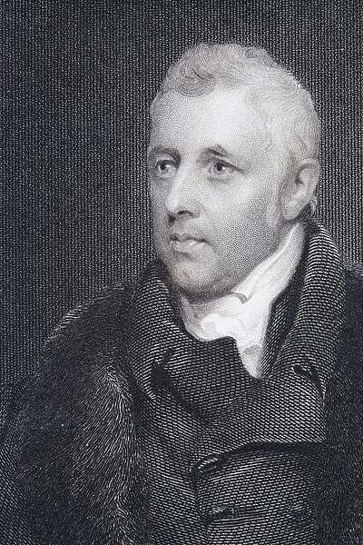 Dudley Ryder 1St Earl Of Harrowby 1762 To 1847 British Politician Foreign Secretary 1804 To 1805 Under Pitt The Younger After Painting By Thomas Phillips Engraver H. Robinson