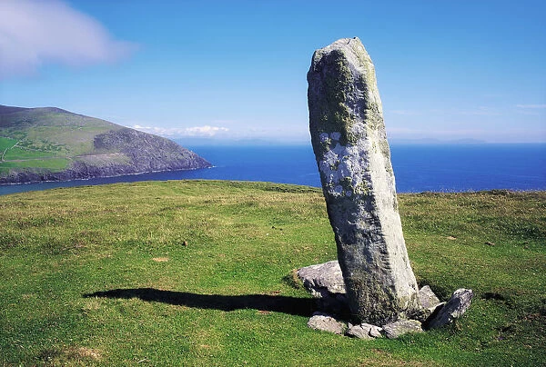 Dunmore Head, Co Kerry, Ireland; Ogham Stone