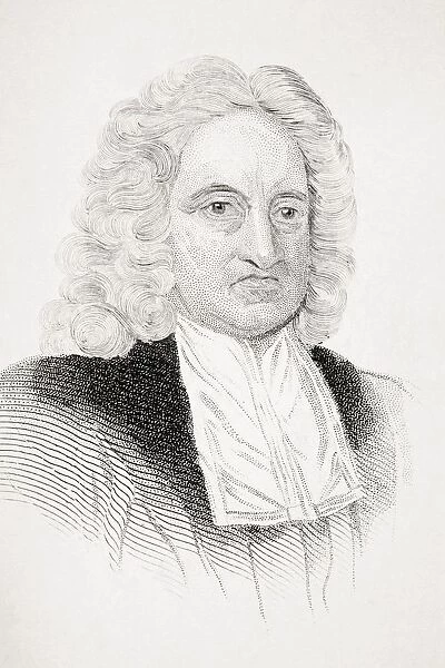 Edmund Halley 1656 1742 English Astronomer And Mathematician From Old Englands Worthies By Lord Brougham And Others Published London Circa 1880 s