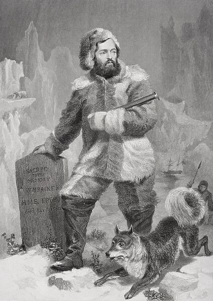 Elisha Kent Kane 1820 To 1857. American Physician And Arctic Explorer. From Painting By Alonzo Chappel