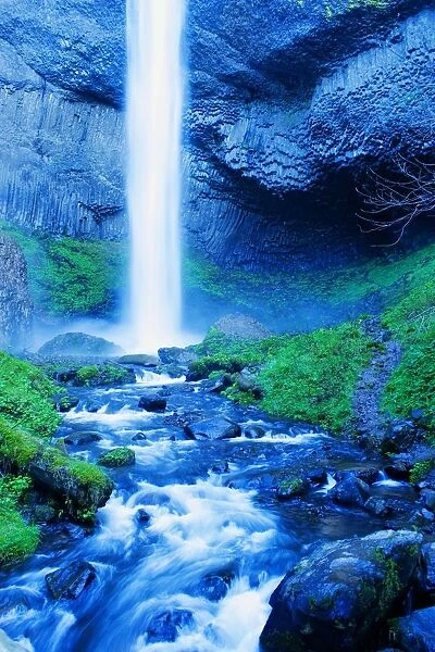 Elowah Falls, Oregon, Usa