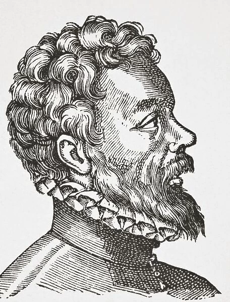 etienne Jodelle, Seigneur De Limodin, 1532-1573. French Dramatist And Poet. From Science And Literature In The Middle Ages By Paul Lacroix Published London 1878
