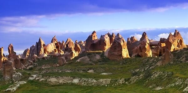 Fairy Chimney Rock Formations In Goreme National Park, Cappadocia, Anatolia, Nevsehir Province, Turkey