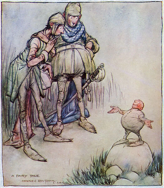 A Fairy Tale. From The Picture By Harold C Earnshaw From The Book Princess Marie-JosA©s Childrens Book Published 1916