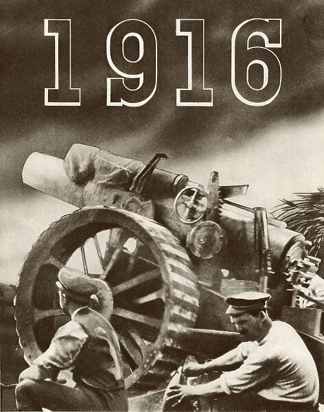 Feeding The Guns In 1916. From The Story Of 25 Eventful Years In Pictures Published 1935