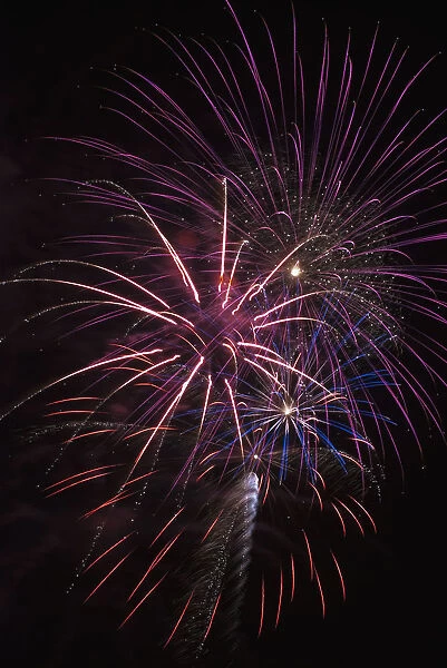 Fireworks Display; Astoria, Oregon, United States Of America