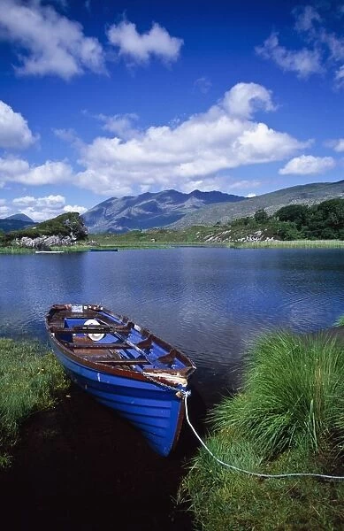 Fishing Boat On Upper Lake, Killarney National Park, County Kerry, Ireland