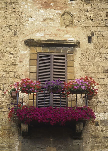 Flower Covered Balcony