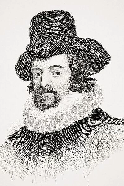 Francis Bacon 1St Viscount St Alban 1561-1626 English Lawyer Statesman Essayist And Philosopher From Old Englands Worthies By Lord Brougham And Others Published London Circa 1880 s