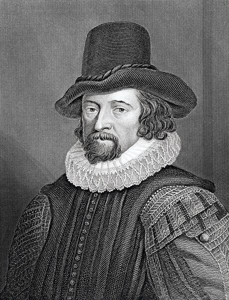 Francis Bacon, 1St Viscount St Alban 1561 To 1626 English Philosopher Statesman Essayist From 19Th Century Print
