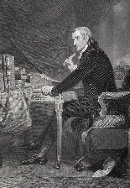 Francis Hopkinson 1737-1791. American Political Leader And Writer. A Signatory Of The Declaration Of Independence. From Painting By Alonzo Chappel