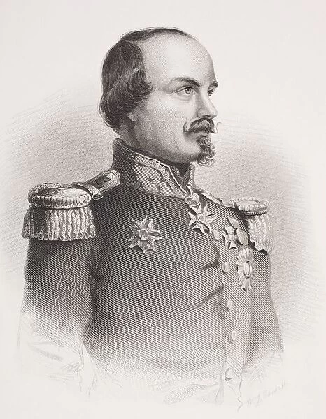 Francois Certain Canrobert 1809 - 1895. Marshal Of France. From The Book Gallery Of Historical Portraits Published C. 1880