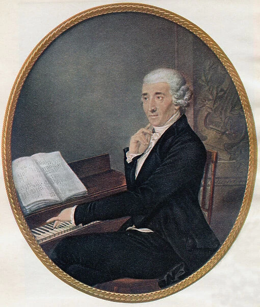 Franz Joseph Haydn, 1732 - 1809. Austrian composer of the Classical period. From The Golden Age of Vienna, published 1948