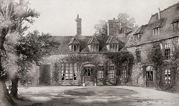 Frewen Hall, Oxford, England. Residence Of Albert Edward, Prince Of Wales, 1841