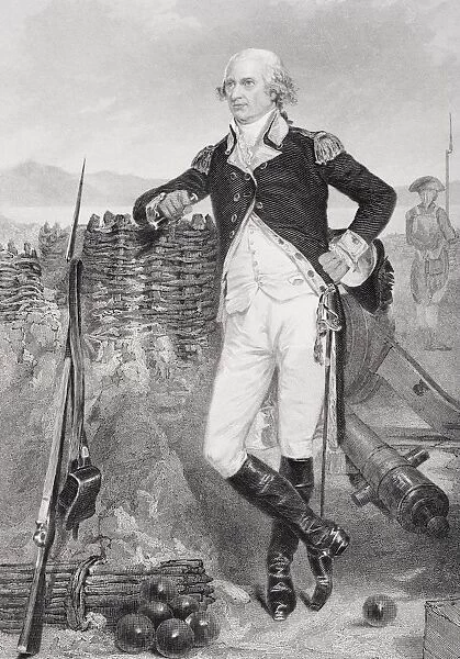 George Clinton 1739-1812. Revolutionary War Hero And Fourth Vice-President Of The United States. From Painting By Alonzo Chappel