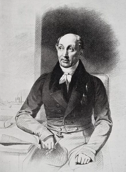 George Dawe Aged 50, 1781-1829. English Portraitist. From The Book The Life Of Charles Lamb Volume I By E V Lucas Published 1905