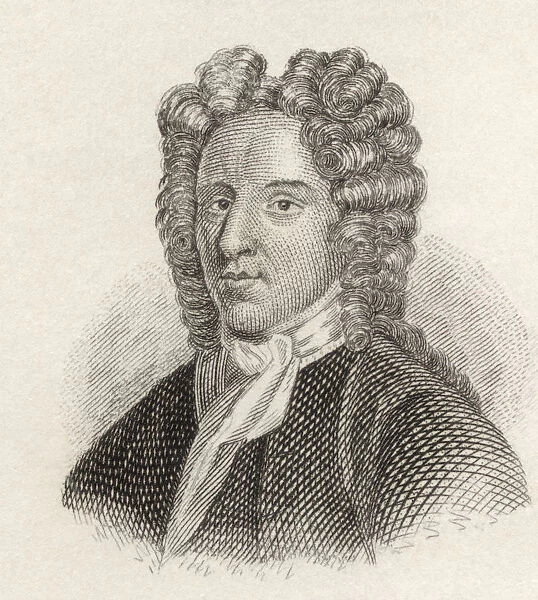 George Farquhar, 1677 To 1707. Irish Dramatist. From Crabbs Historical Dictionary Published 1825