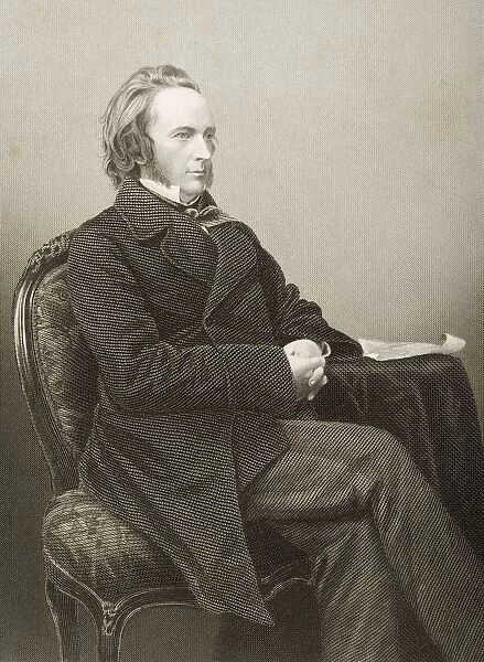 George John Douglas Campbell, 8Th. Duke Of Argyll, 1823-1900. Liberal Statesman. Engraved By D. J. Pound From A Photograph By Ayall. From The Book The Drawing-Room Of Eminent Personages Volume 1. Published In London 1860