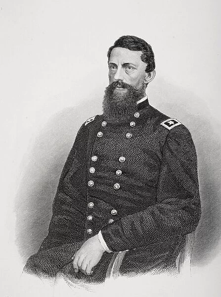 George Stoneman 1822 To 1894. Union General During American Civil War. From Photograph By Matthew Brady