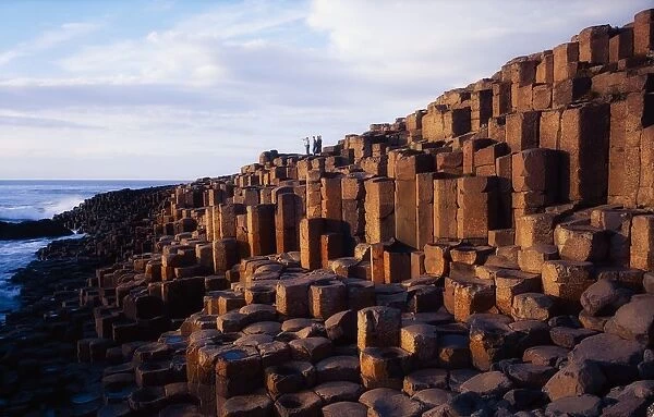 Giants Causeway, Co Antrim, Ireland; Area Designated A Unesco World Heritage Site With Basalt Columns