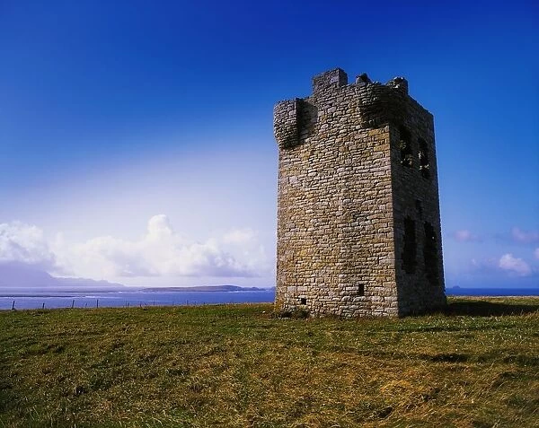 Glosh Tower, Mullet Peninsula, Co Mayo, Ireland; 19Th Century Tower
