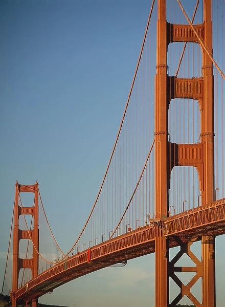 The Golden Gate Bridge At Dawn