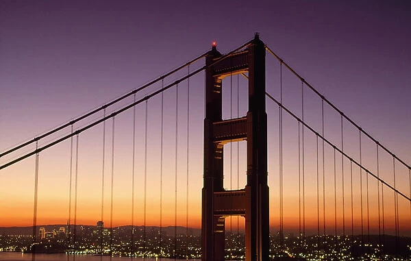 Golden Gate Bridge Sunrise From Marin San Francisco, California, United States