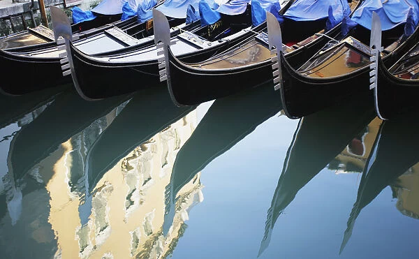 Gondola On Canal, Venice, Italy