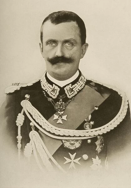 H. M. Victor Emmanuel Iii Of Italy, 1869-1947. King Of Italy 1900-1946, Emperor Of Ethiopia 1936-1943 And King Of Albania 1939-1943. From A Photograph By Russell