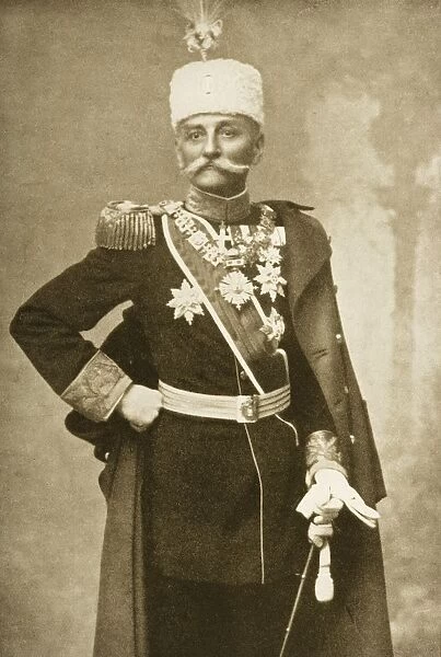 H. R. H. King Peter Of Serbia. Peter Karadjordjevic I, 1844-1921. Born In Belgrade, Became Serbias First Constitutional Monarch