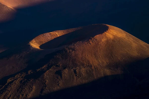 Haleakala Crater at sunset, Kula, Maui, Hawaii, USA
