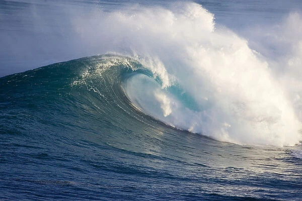 Hawaii, Maui, Large Wave Crashing At Jaws, Well Known Surf Spot