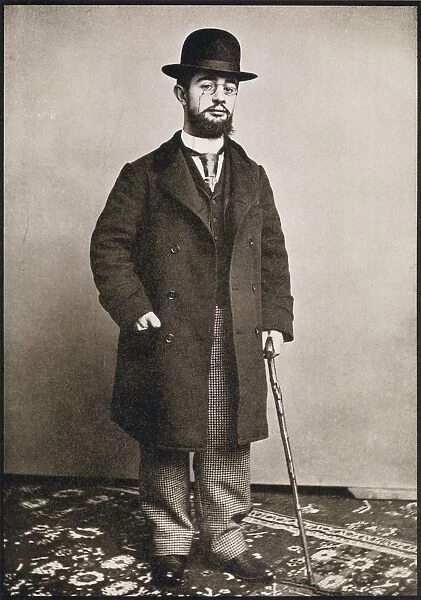 Henri Marie Raymond De Toulouse-Lautrec Monfa 1864-1901 French Painter Printmaker Draftsman And Illustrator From A Photograph From The Book Toulouse Lautrec By Gerstle Mack Published 1938