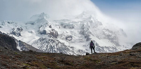 Hiking Mountain Landscape Explore Travel Woman
