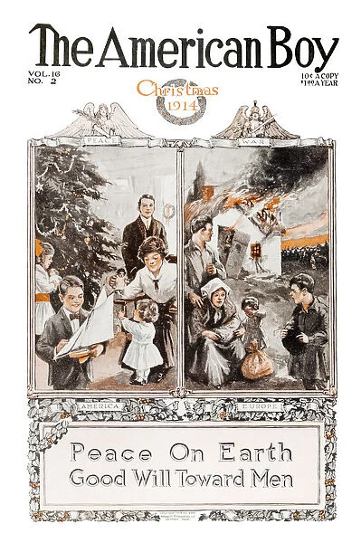 Historic The American Boy Cover With Illustration From 20th Century