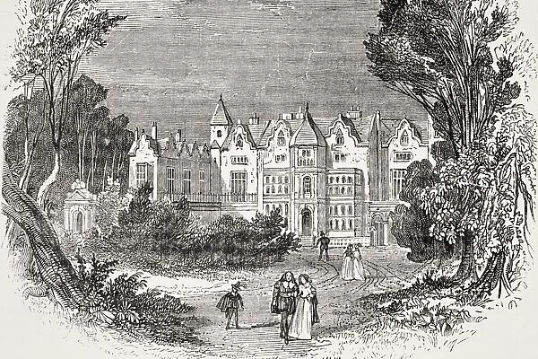 Holland House Kensington England Residence Of Joseph Addison From Old Englands Worthies By Lord Brougham And Others Published London Circa 1880 s