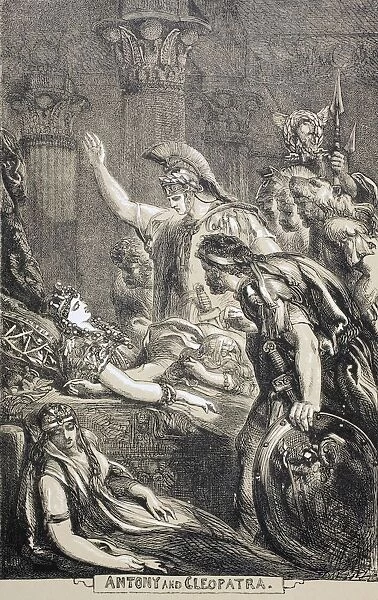 Illustration For Antony And Cleopatra By William Shakespeare. From The Illustrated Library Shakspeare, Published London 1890