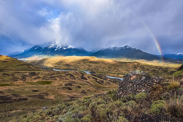 Incredible scenery around the Torres Del Paine National Park of Southern Chile; Chile