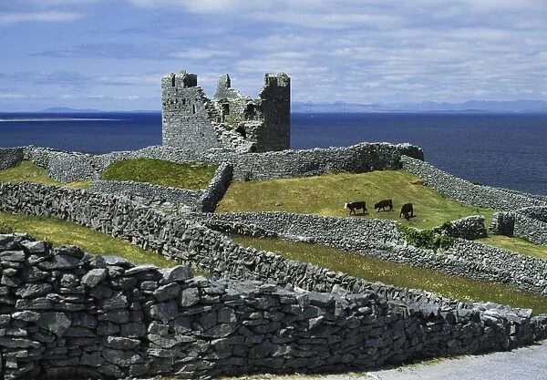 Inisheer, Aran Islands, Co Galway, Ireland; O brien Castle