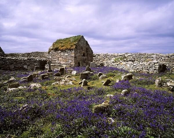 Inishmurray Island, Co Sligo, Ireland; Monastery Ruins