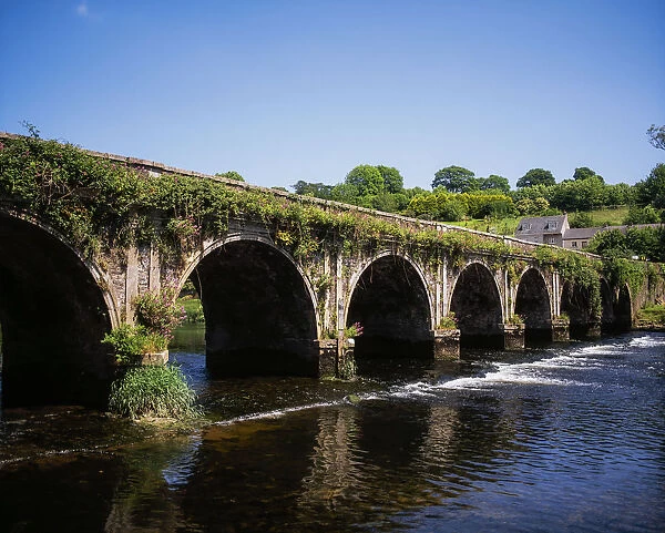 Inistioge, River Nore, Co Kilkenny, Ireland; Bridge Over A River