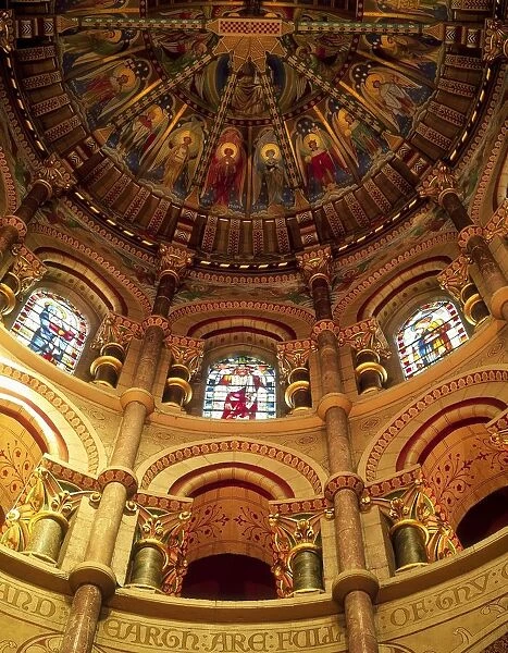 Interiors Of A Cathedral, St. Finbarrs Cathedral, Cork, Republic Of Ireland