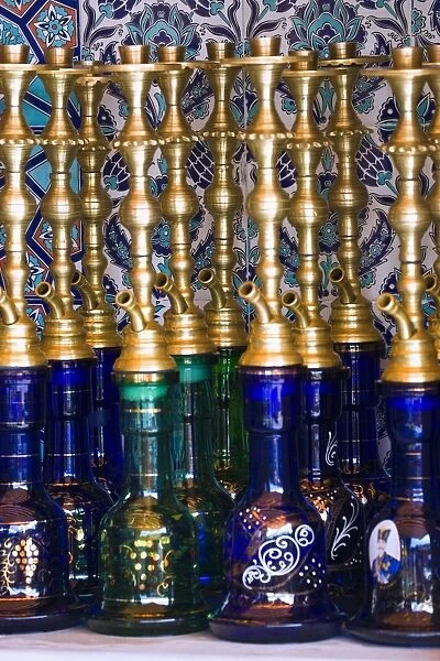 Istanbul, Turkey; Nargileh Water Pipes For Sale