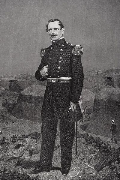 James Shield. American Civil War Union General. From Painting By Alonzo Chappel