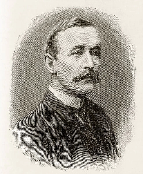 James Sligo Jameson, 1856 To 1888. Naturalist, Artist And Explorer. Member Of Sir Henry Morton Stanleys Emin Pasha Relief Expedition In Africa, 1886 To 1889. From In Darkest Africa By Henry M. Stanley Published 1890