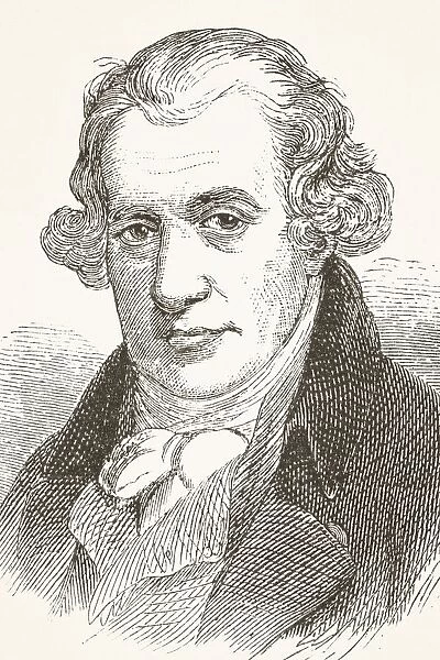 James Watt 1736- 1819. Scottish Inventor And Mechanical Engineer. From The National And Domestic History Of England By William Aubrey Published London Circa 1890